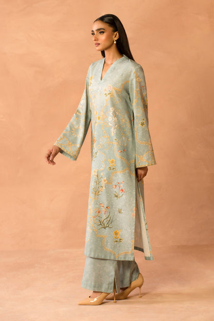 2 Piece - Stitched - Printed Khaddar Suit - MCP2046-1