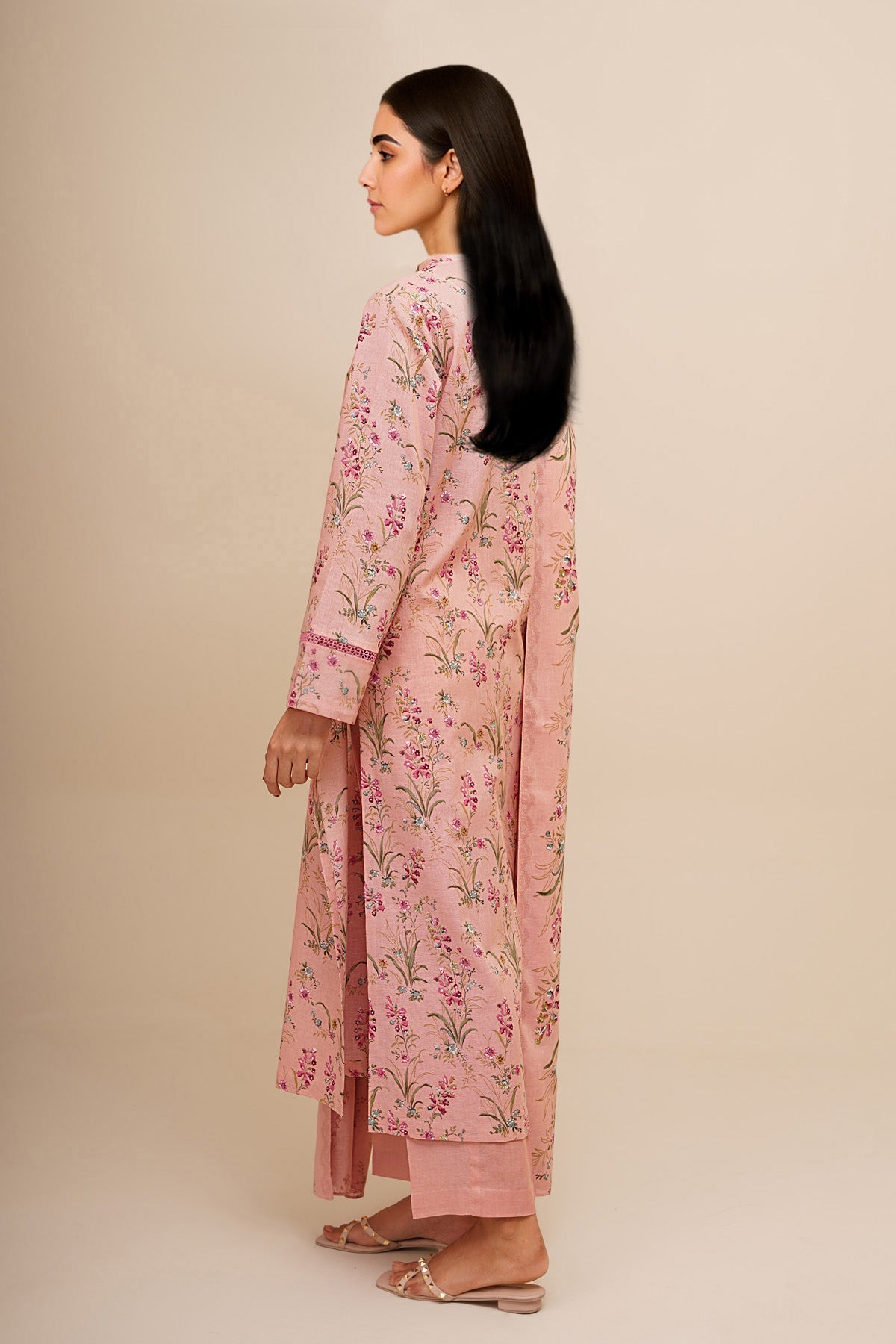 3 Piece - Unstitched - Printed Khaddar Suit - X7101