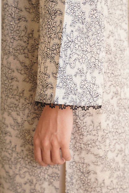 3 Piece - Unstitched - Printed Khaddar Suit - X7107