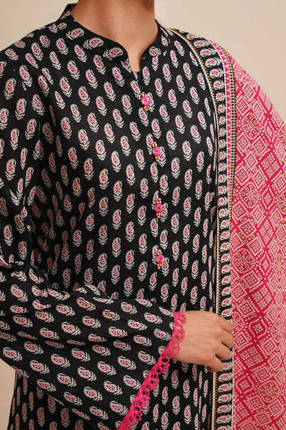 3 Piece - Unstitched - Printed Khaddar Suit - X7117