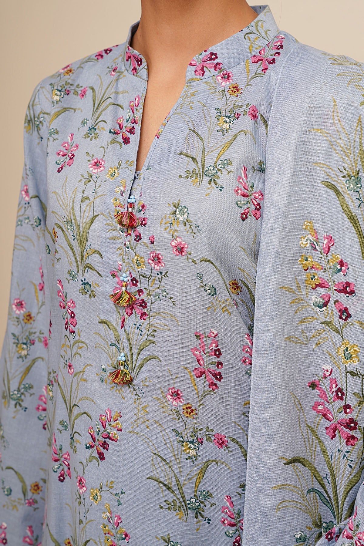 3 Piece - Unstitched - Printed Khaddar Suit - X7122