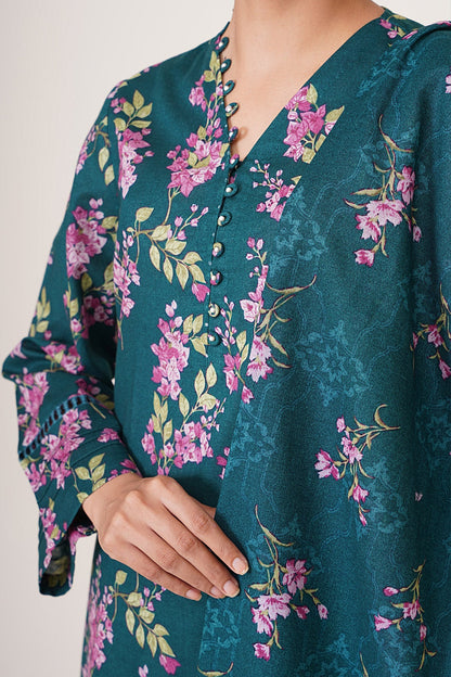 3 Piece - Unstitched - Printed Khaddar Suit - X7137