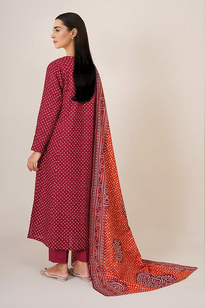 3 Piece - Unstitched - Printed Khaddar Suit - X7143