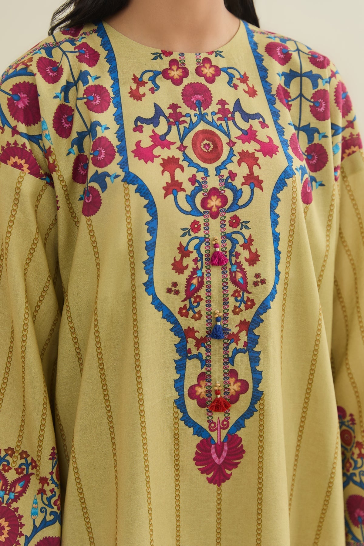 2 Piece - Unstitched - Printed Khaddar Suit - X7147