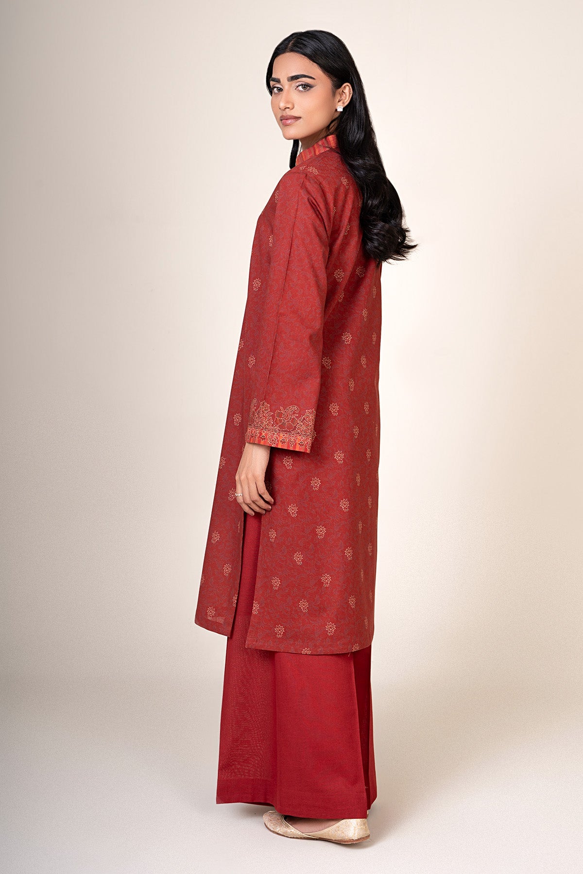 2 Piece - Unstitched - Printed Khaddar Suit - X7150