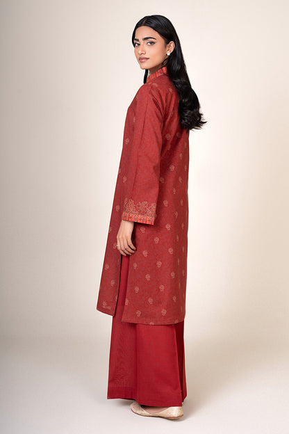 2 Piece - Unstitched - Printed Khaddar Suit - X7150