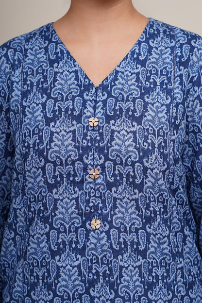 2 Piece - Unstitched - Printed Khaddar Suit - X7170