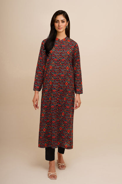 2 Piece - Unstitched - Printed Khaddar Suit - X7172